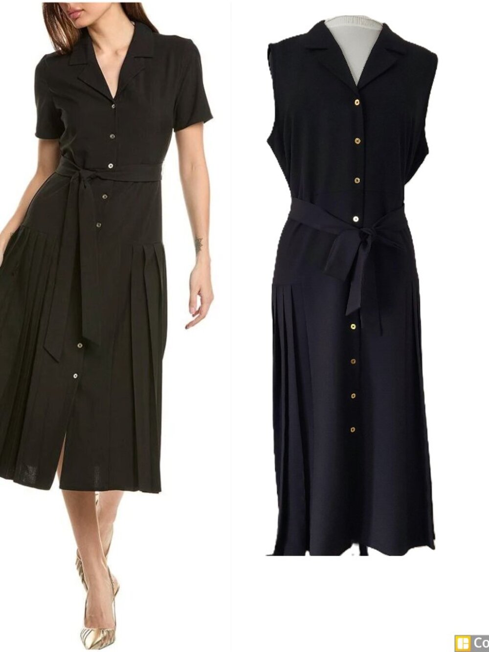 Nanette Lepore Pleated Shirtdress SZ 16 75% Poly, 20% Rayon %% Spandex